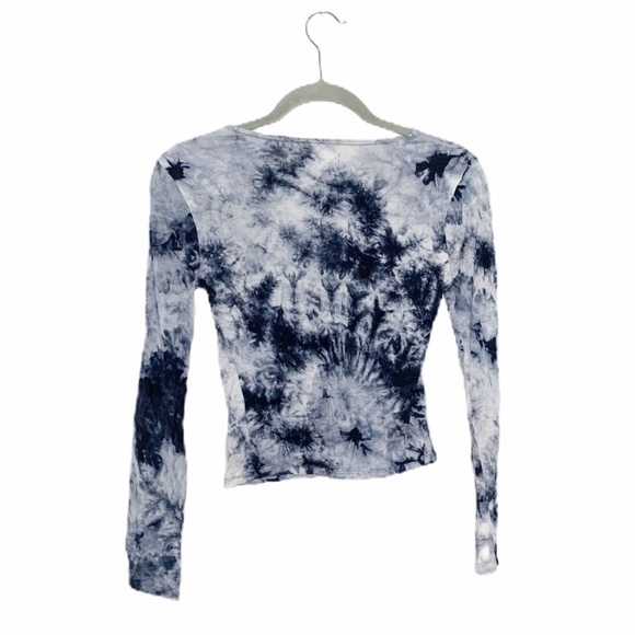 Privacy Please Baylee Top Indigo Blue Tie Dye - Picture 4 of 6